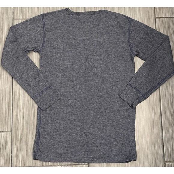Coldpruf Womens Blue Long Sleeve Base Layer Shirt Size Large Cotton Blend - Picture 3 of 3